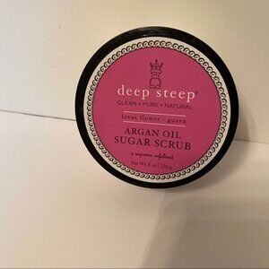 DEEP STEEP SUGAR SCRUB ARGAN OIL NEW NWT 8 oz